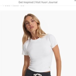 Vuori GRAY fitted tee